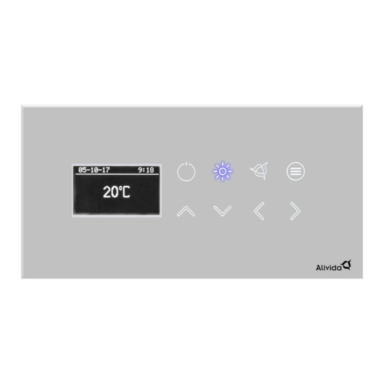 Alivida Sauna Controller Installation And Operating Manual