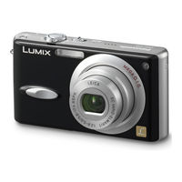 Panasonic DMC-FX8-S - Lumix Digital Camera Operating Instructions Manual