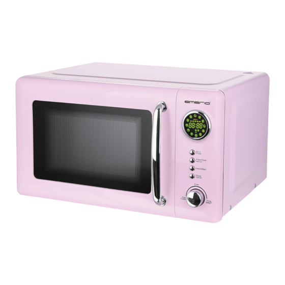 User Manuals: emerio MW-112141.1 Microwave Oven Retro