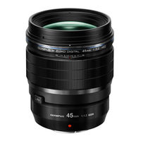 Olympus M. ZUIKO DIGITAL ED 45mm f1.2 PRO Instructions Manual
