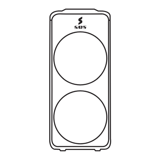 SAYS TSI-150WCMB User Manual