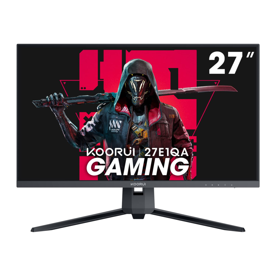 KOORUI 27E1QA, 27E3Q Manual