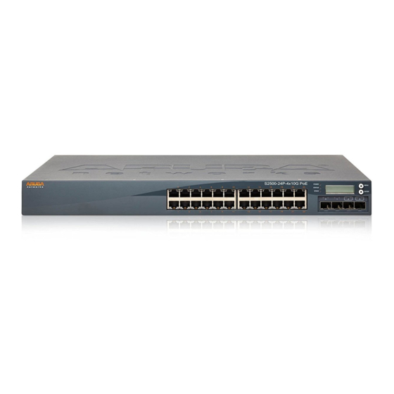 Aruba S2500 Installation Manual