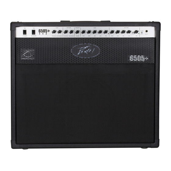 Peavey 6505 Operating Manual