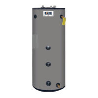 Bock Water heaters 80STE Instruction Manual