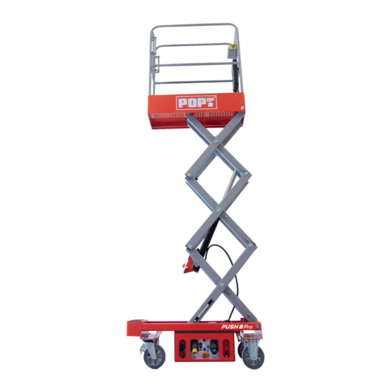 POP UP PUSH 6 PRO Operator's Safety And Maintenance Handbook