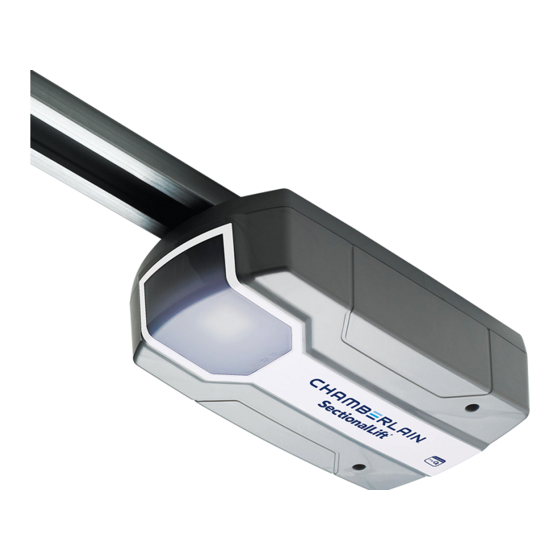 Chamberlain MyQ Connectivity SectionalLift CS65MYQ Installation And Operating Instructions Manual