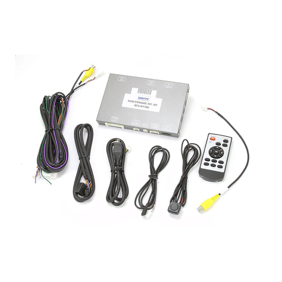 Nav TV AUDI DYNAMIC-INT Manual