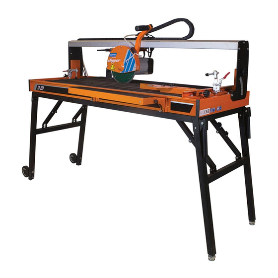 SAINT-GOBAIN NORTON clipper TR 252 Saw Manuals