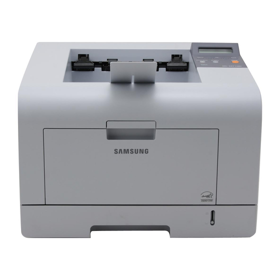 Samsung ML 3471ND - B/W Laser Printer Manuals