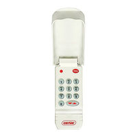 Genie Wireless Keypad Operating Instructions