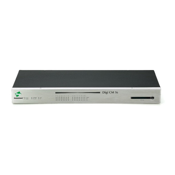 Digi CM 8 User Manual