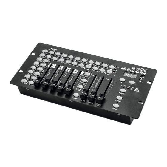 EuroLite DMX OPERATOR 1610 User Manual