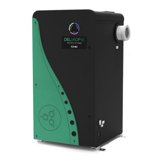 CMP DEL AOP 25 UV/Ozone Sanitizer Manuals