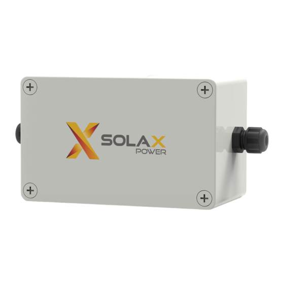 Solax Adapter Box Quick Installation Manual