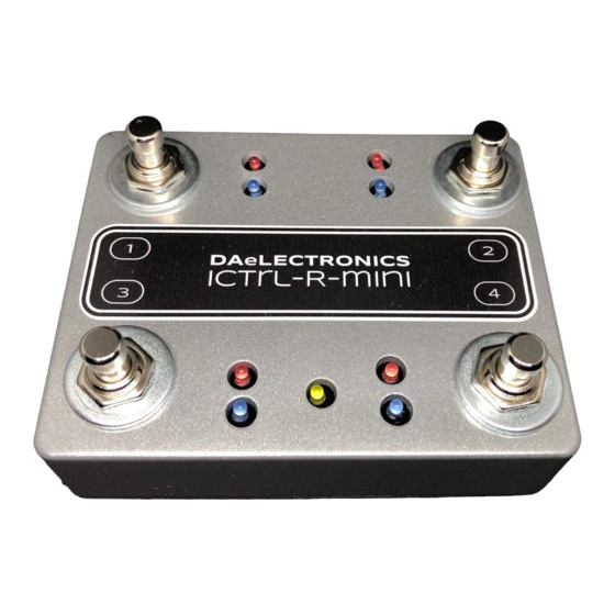 DAELECTRONICS ICTRL-R-MINI Operational Manual