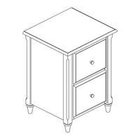 OSP Home Furnishings BANDON FILE CABINET BNN30 Assembly Instructions Manual