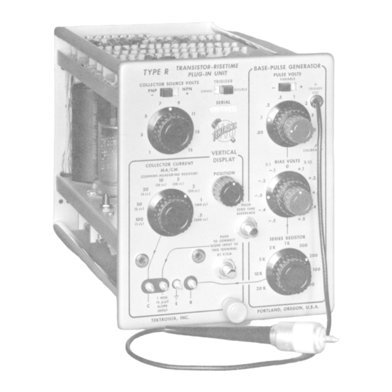 Tektronix R Instruction Manual
