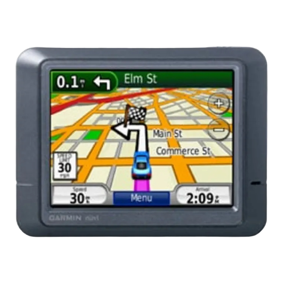 Garmin Nuvi 205 - Automotive GPS Receiver Declaration Of Conformity