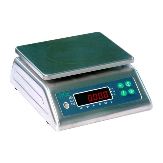 Satex SA 235 User Manual