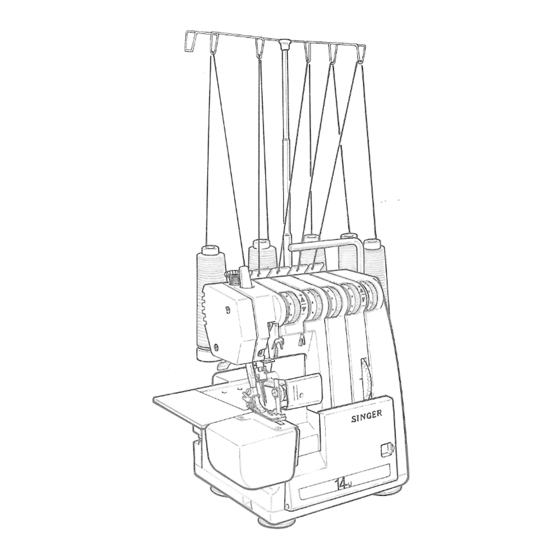 Singer 14U10 Operator's Manual