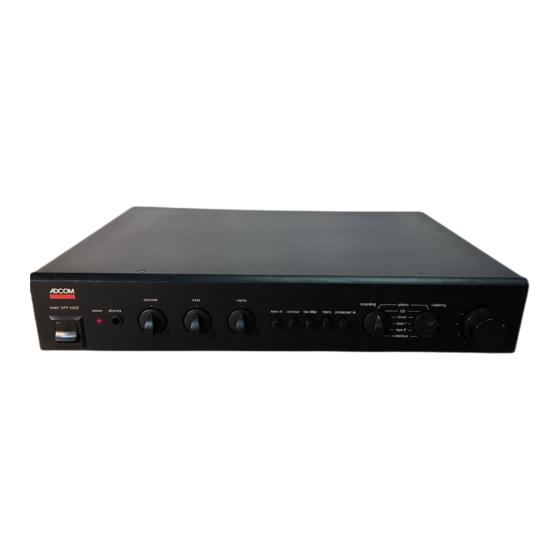 Adcom GFP-555II Service Manual