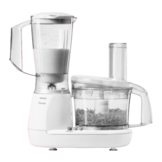 Philips Cucina HR7638 Recipes & Directions For Use