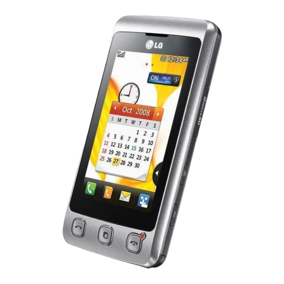 LG KP500 User Manual