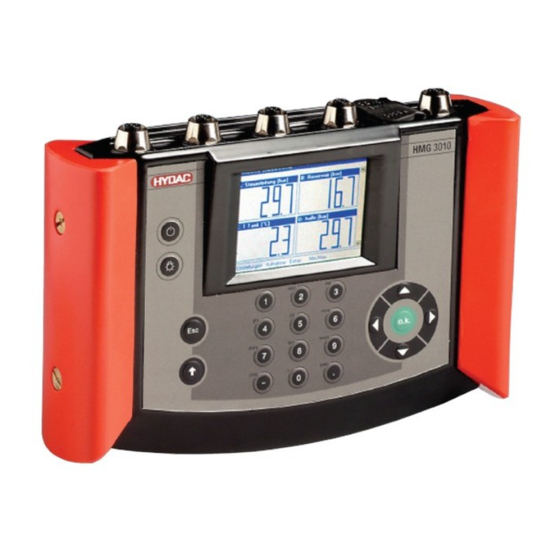 HYDAC ELECTRONIC HMG 3010 User Manual