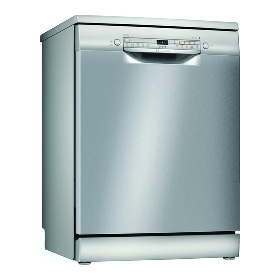 Bosch SMS2ITI11E Freestanding Dishwasher Manuals