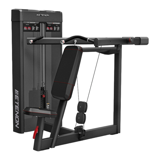 ETENON Fitness SHOULDER PRESS Owner's Manual
