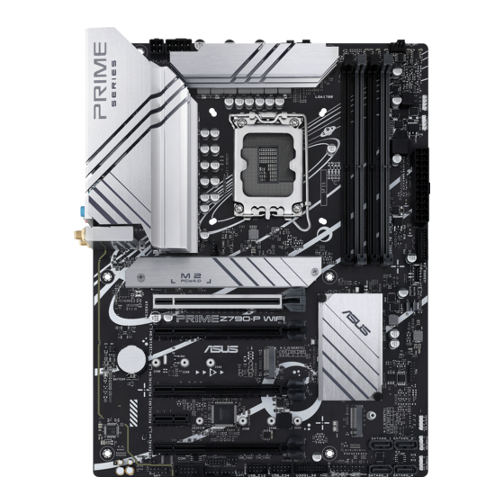 Asus PRIME Z790-P WIFI Quick Star Manual