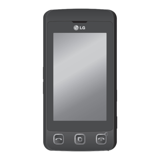 LG KP500 User Manual