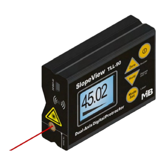 MIB SlopeView TLL-90 User Manual