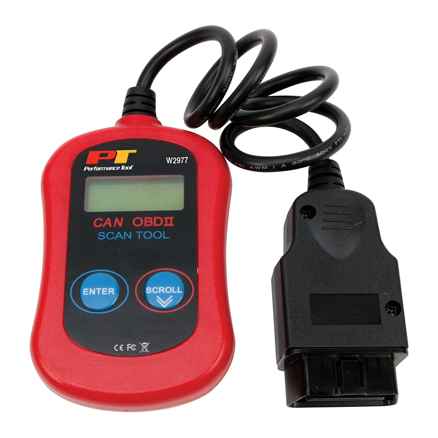 Performance Tool W2977 Owner's Manual