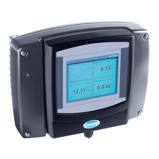 Hach SC1000 Instruction Sheet