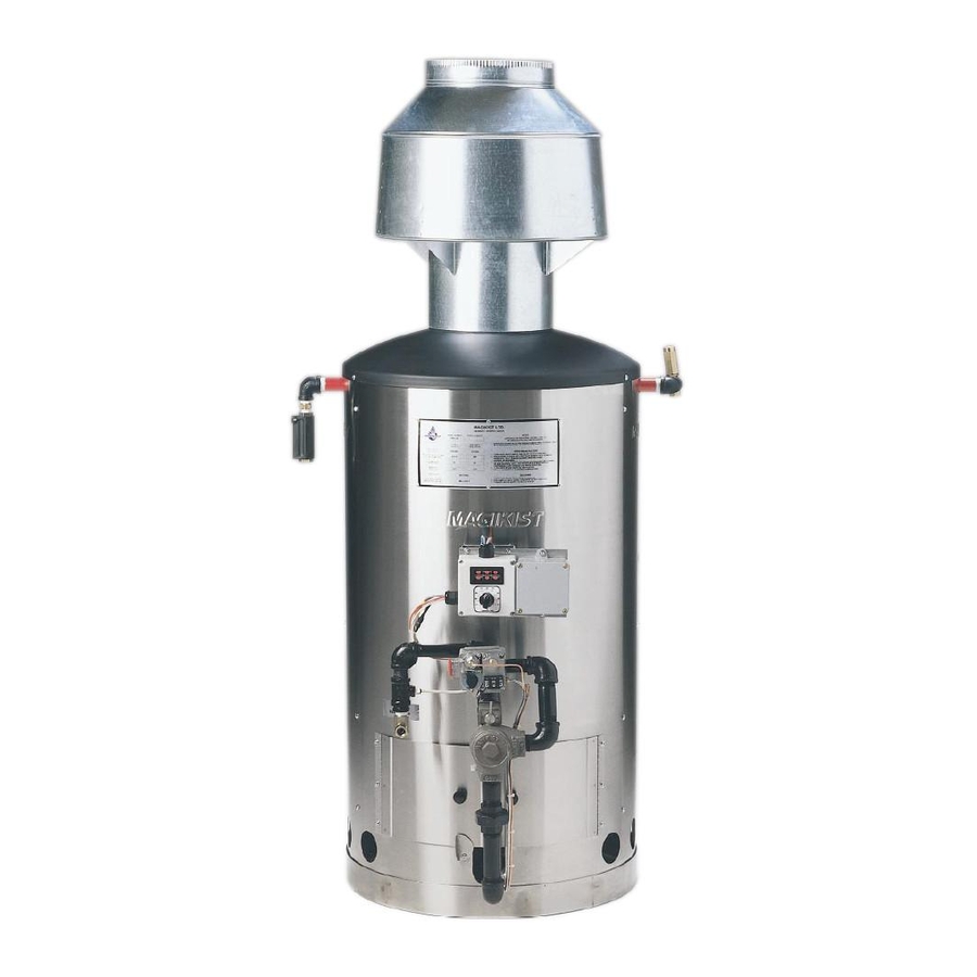 Magikist HWG40 Gas Water Heater Manuals