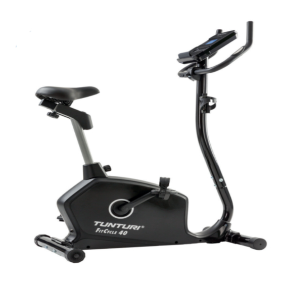 Tunturi FitCycle 40 User Manual