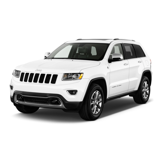Jeep Grand Cherokee WK2 2014 Maintenance Schedules