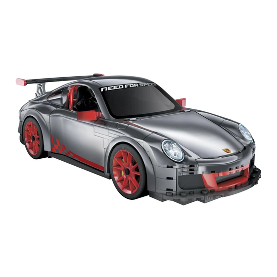 Mega Bloks NEED FOR SPEED Porsche 911 GT3 RS Manuals