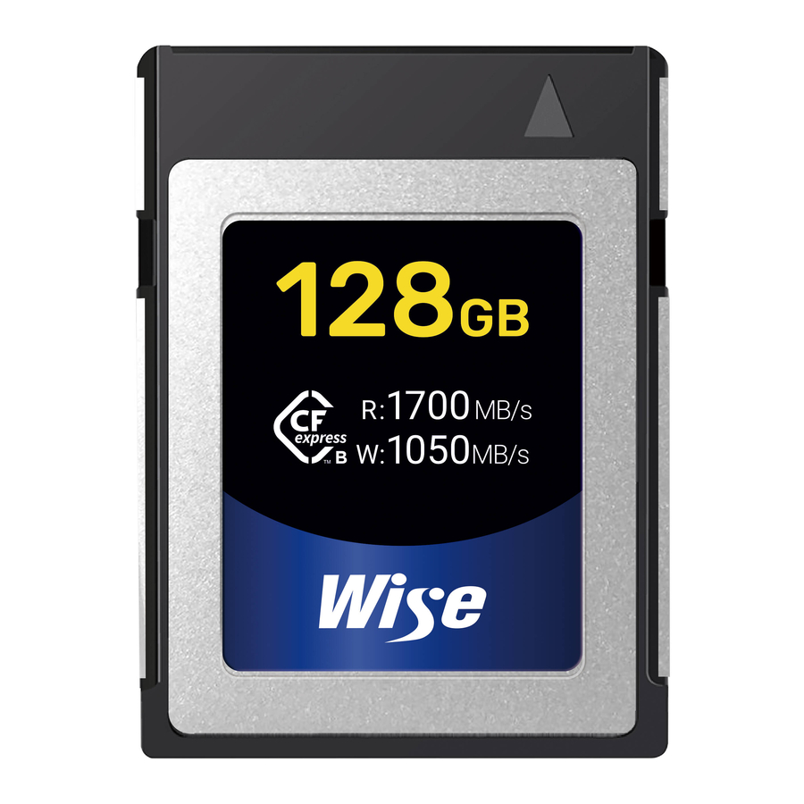 Wise CFexpress CFX-B Series Quick Start Manual