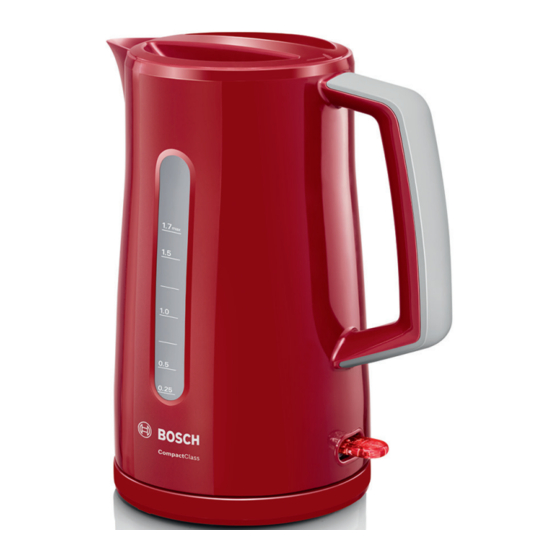 User Manuals: Bosch TWK3A051 Electric Kettle