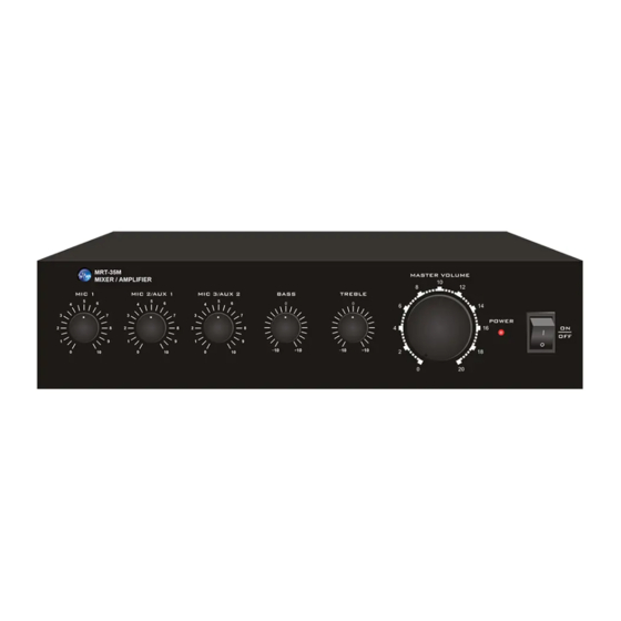 MIXHITS AUDIO MRT-35M Operation Manual
