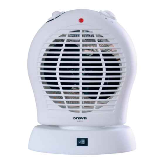 User Manuals: Orava VL-201 A Fan Heater