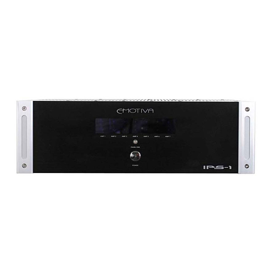 Emotiva IPS-1 User Manual