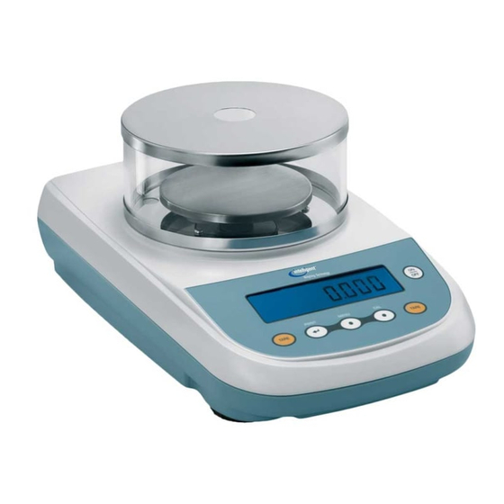 Intelligent Weighing Technology Intell-Lab IL-0.0001 g Manuals