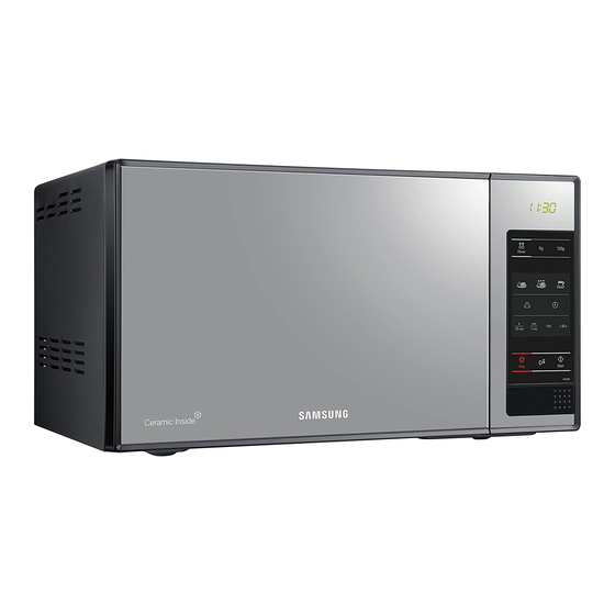 Samsung ME83X Owner's Instructions & Cooking Manual