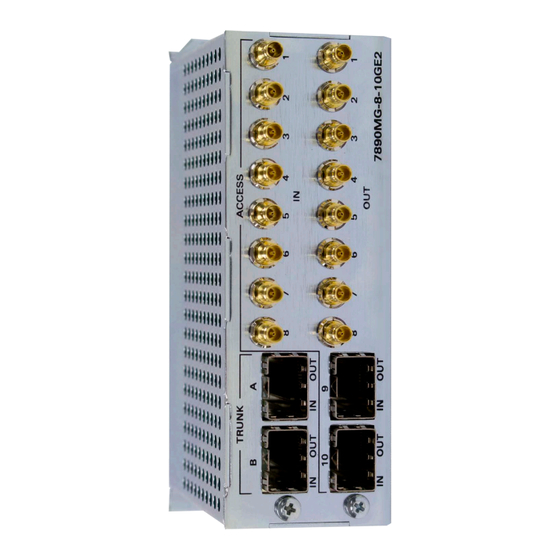 evertz 78908MG-10GE2 User Manual