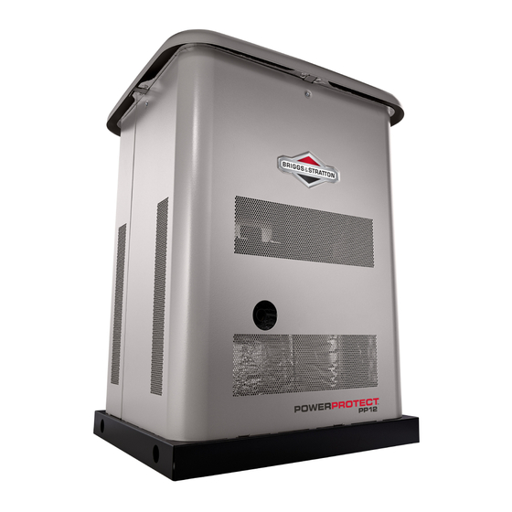 Briggs & Stratton FORTRESS Series Installation And Operation Manual