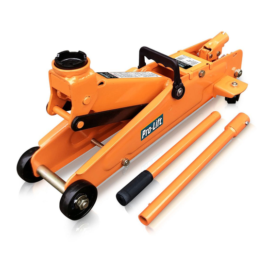 Pro-Lift F1800A Owner's Manual
